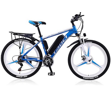 Taoci Electric Bike for Adult, Magnesium Alloy Ebikes Bicycles All Terrain,26\