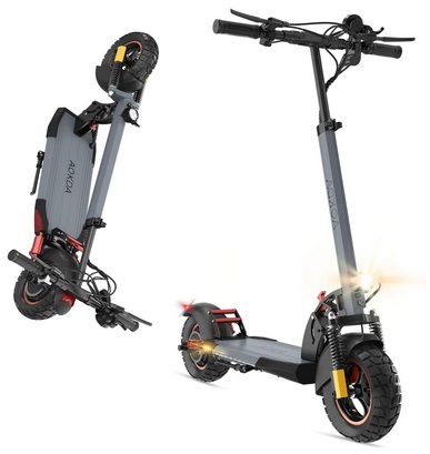 AOKDA A1 Electric Scooter 800W Motor 25MPH & 15-30KM, 10Ah Large Battery, 10\