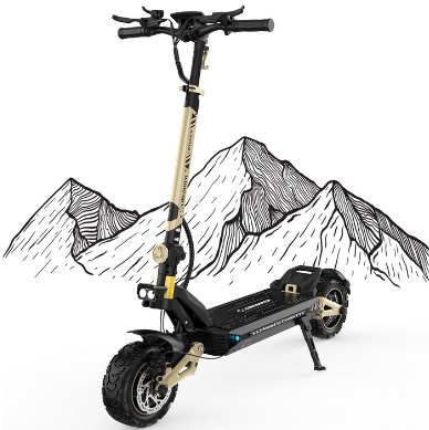 Circooter Cruiser Pro Electric Scooter Adult, Dual Motor 2400W e scooter Up to 40 Miles Max Range & 38 Mph Top Speed, 11\'\'Pneumatic Tires Off Road E-Scooter with Dual Charger Ports & Storage Bag
