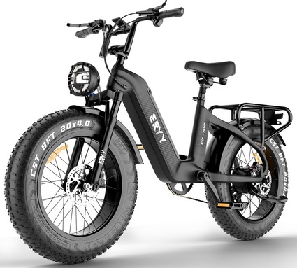 ERYY YD100 Carbon Electric Bike, 1200W Motor, 28MPH Speed & 48V 22.5Ah Removable Battery, 7-Speed, 20\