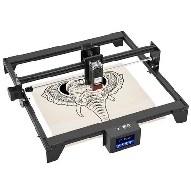 TRONXY Marker40 5.5W DIY Laser Engraver Cutter, 0.15 Fixed Focus Laser, 3.5in Touchscreen, 0.01mm Accuracy, 420x400mm