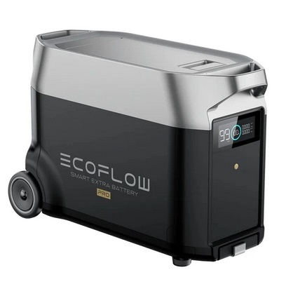 EcoFlow DELTA Pro Smart Extra Battery, 3600Wh LiFePO4 Cells