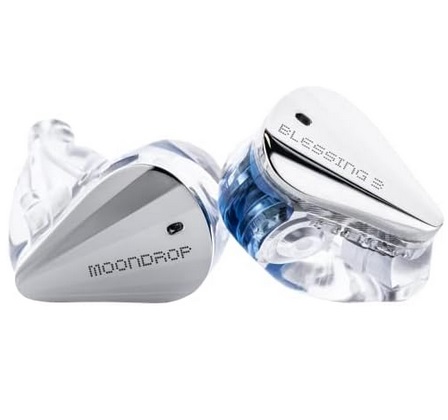 Moondrop Blessing 3 in-Ear Earphones 2DD+4BA Hybrid Triple-Range Frequency Division in-Ear Monitors 0.78-2pin IEM Earbuds