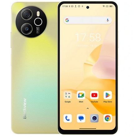 Blackview SHARK 8 16GB 256GB 64MP 6.78 inch 120Hz 2.4K Display 5000mAh 33W Fast Charging NFC Helio G99 Android 13 Octa Core 4G Smartphone - Gold