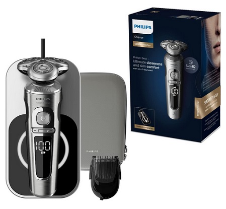 PHILIPS SP9861/13 [wet and dry electric shaver S9000 Prestige Matte Silver/Black]