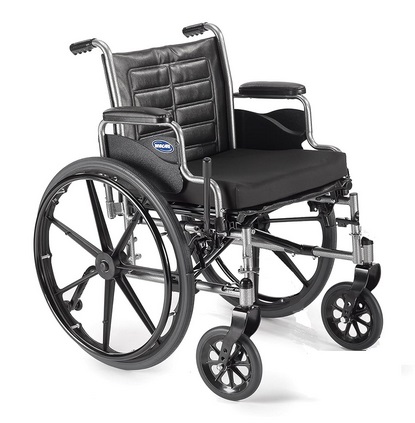 Invacare Tracer IV Wheelchair for Adults | Manual Bariatric Folding Wheelchair | 22 Inch Seat | Desk Arms