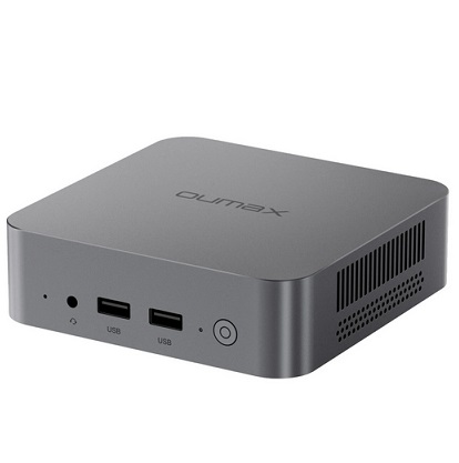 OUMAX MAX N Intel Processor Alder Lake-N100 Mini PC 16GB RAM 512GB SSD HD 4K Dual Display Windows 11 Mini Computer