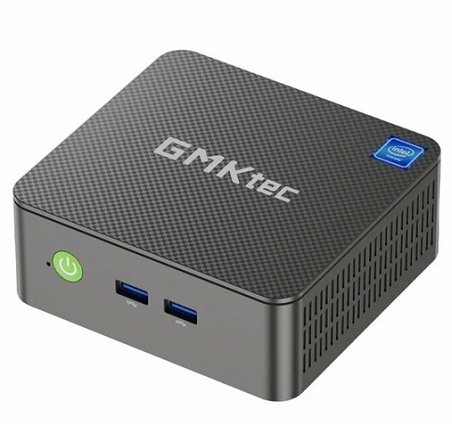 GMKTEC NucBox G3 Intel Alder Lake N100 MAX 3.4GHz Mini PC 8GB 16GB RAM 512GB 1TB SSD WIFI6 BT5.2 HD 4K Dual Display Windows11 Pro Mini Computer - Black