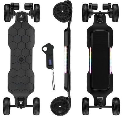 isinwheel V10 Electric Skateboard with Remote, 3000W Brushless Motor, 32Mph Top Speed, Electric Longboard for Adults &Teens