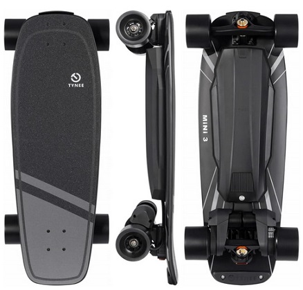 Tynee Mini 3 Belt Motor Electric Skateboard with Remote,31 mph top Speed, Up to 26 Miles Range, 850W*2 Belt Motors,Suitable for Adults & Teens,6 Months Warranty