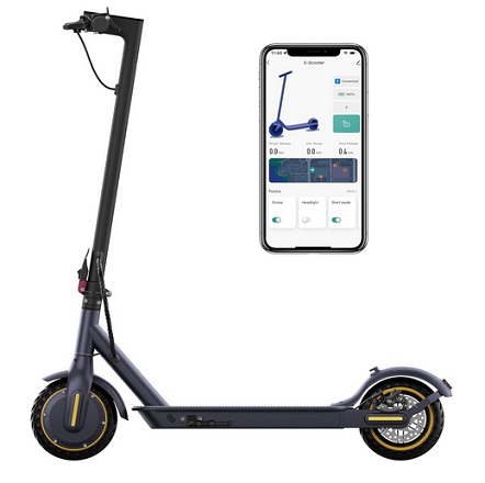 NAVIC T9 Electric Scooter, Up to 19 Mph, 18 Miles Range Foldable E-Scooter for Adults, Electric Scooter Adults with App Control, Dual Braking System for Commuting EScooter