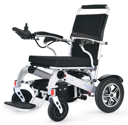 MobilityAhead Easyfold 2.0 Electric Wheelchair – Innovative Lightweight Folding Mobility Scooters - powerchair – Rechargeable Folding Electric Wheelchair with Joystick and LED Display – 15 Miles Range