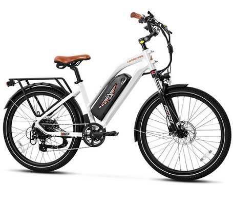 ADDMOTOR CITYPRO E43 Electric Bike for Adult, 125 Mile City Ebike, 960WH 500W Step-Thru Commuter Electric Bicycle with 48V 20Ah Battery, 26\