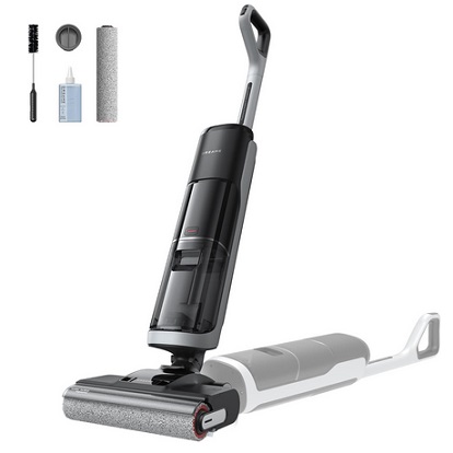 dreame H14 Wet Dry Vacuum Cleaner, 180° Lie-Flat Cordless Vacuum Mop, 140°F Brush Washing, Fast Hot Air Drying in 5Mins, Smart Hard Floor Cleaner Machine with Powerful Suction, Great for Sticky Messes