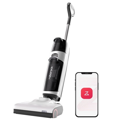 roborock Dyad Air Wet and Dry Vacuum Cleaner with 17000Pa Power Suction, Edge Cleaning, Vanquish Wet and Dry Messes, Self-Cleaning & Drying System, Hardwood Floor Cleaner