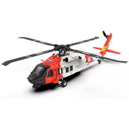 YUXIANG F09-S 6CH 3D Coast Guard UH-60 Scale RC Helicopter RTF w/GPS Intelligent Control System, 2.4G Remote Control, F09-S 1/47 Scale RTF Edition