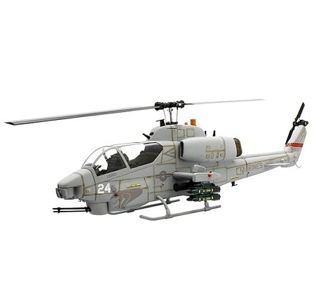 ZYHOBBY RC Helicopter 470 Size AH-1W ARF KIT Version Fuselage Helicopters Super Cobra Navy