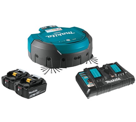 Makita DRC200PT 18V X2 LXT Lithium-Ion Brushless Cordless Robotic Vacuum Kit (5.0Ah)