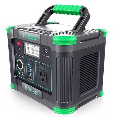 Eryisci ‎T300 300W Portable Power Station Solar Generators for Home Use Outdoor RV Camping Travel