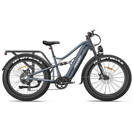 FREESKY X6E Electric Bike for Adults 1800W, 48V 25Ah Samsung Cells Battery Adult Electric Bicycles, up to 35MPH(56KMH) &105 Miles Long Range Ebike, 26\