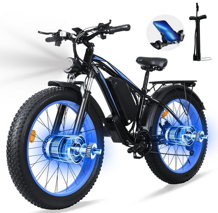 Ronson E67 Electric Bike 2000W Dual Motor Ebike, 26\