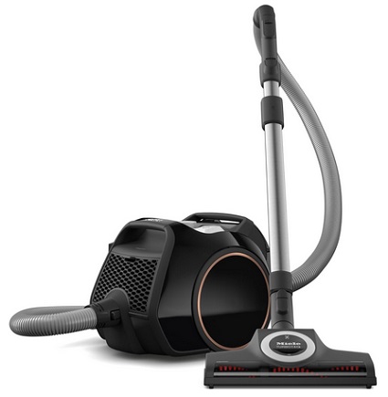 Miele Boost CX1 Cat & Dog Bagless Canister Vacuum Cleaner, Lightweight, Compact and Corded with Vortex Technology, TurboBrush and HEPA AirClean Filter, Black/Rose