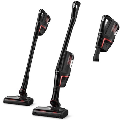 Miele Triflex HX1 Plus Cordless Stick Vacuum Cleaner, 60 min runtime, Obsidian Black / Red