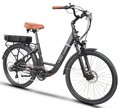 EMMO VGO Electric Bike for Adult, 48V 500W Step-Thru City Commuter Bike 26\