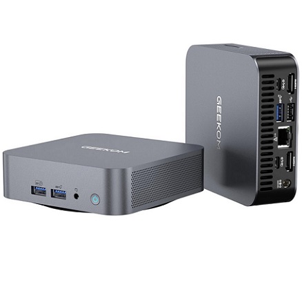 GEEKOM GT13 Pro Mini PC 13th Gen Intel i9-13900H Mini Computers(14 C/20T Up to 5.4GHz) 32GB DDR4/2TB PCIe Gen 4 SSD Windows 11 Pro Support Wi-Fi 6E/Bluetooth 5.2/USB 4.0/2.5G LAN/8K/Quad Displays