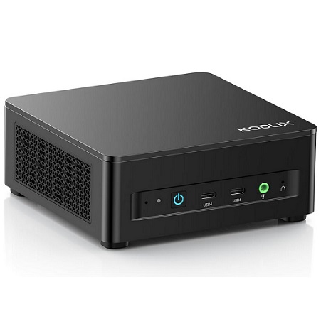 KODLIX AD78 Mini PC, AMD Ryzen 7 7840HS (8C/16T, up to 5.1GHz), 32GB DDR5 1TB PCle4.0 SSD, Desktop Mini Computer AMD Radeon 780M, 8K Quad Display 2xHDMI+2xUSB4, 2.5G LAN/WiFi6E/BT5.3, Gaming/Office