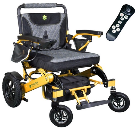 Bangeran Fold and Travel, Lightweight Portable Motorized Wheelchair