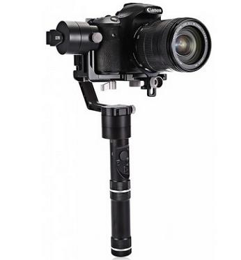 Zhiyun Crane 3-axis Handheld Gimbal with 360-degree Unlimited Rotary Axes Honeycomb Core for Mirrorless Camera - Black