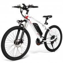 Samebike MY - SM26 350W 26 inch Spoke Wheel Mountain Electric Bicycle - White