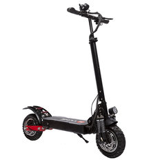 YUME YM-D5 52V 2400W Dual Motor 23.4Ah Folding Electric Scooter 65-70km/h Top Speed 80km Range Mileage 10inch Off-road Pneumatic Tire Max Load 200kg Scooter