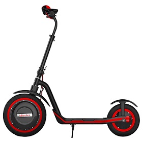 iMortor C1 Foldable Off-road Electric Scooter 350W Motor Max 30km/h 9.6Ah Battery16 Inch Pneumatic Front Tire - Red