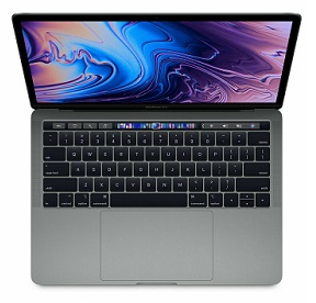 2019 Apple MacBook Pro MUHN2LL/A 13 Inch Retina Touch Bar Laptop Core i5 8GB Ram 128GB SSD Gray