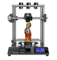 Geeetech A20T Mix-Color 3D Printer with 250*250*250mm Printing area/Triple Extruder/3 in 1 Nozzle/Filament Detector/Power Resume/Open Source Mainboard/Support Wifi Connection and Auto Leveling