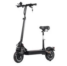 LAOTIE ES10 2000W Dual Motor 23.4Ah 52V 10 Inches Folding Electric Scooter with Seat 70km/h Top Speed 80km Mileage Max Load 200kg