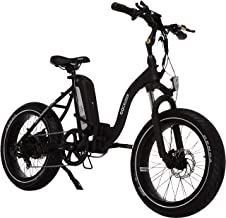 GoCruiser Folding Electric Bike 20in Fat Tires 750W With A Removable 48v 10AH Battery - Lightweight and High Speed E-bike Up to 20MPH - All Terrain Foldaway Commuter Bicycle With Pedal Assist/Free Mode