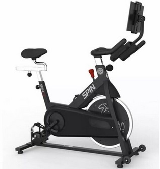 Peloton type Original Star Trac SPIN L3 Exercise Bike with One Year Digital Sub