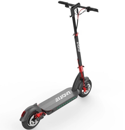 LAOTIE H6 Pro Folding Electric Scooter 500W 48V 17.5Ah 10 Inches 40km/h Top Speed 60-70km Mileage Max Load 120kg Produced With Aerlang - Black