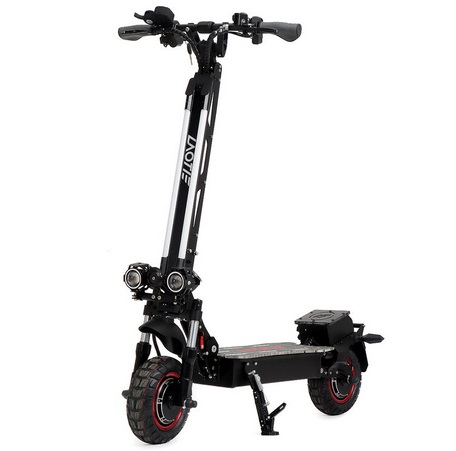 LAOTIE ES11 Foldable Electric Scooter 2400W Dual-Motor 52V 28.8Ah Battery Front & Rear Oil Brake LED Display