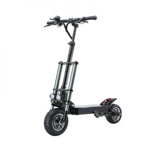 YUME Y10 Folding Electric Scooter 2400W Dual Motor 52V 23.4Ah 10inch Vacuum Road Tires 55-65km/h Top Speed 70-80km Range Mileage Max Load 200kg Scooter