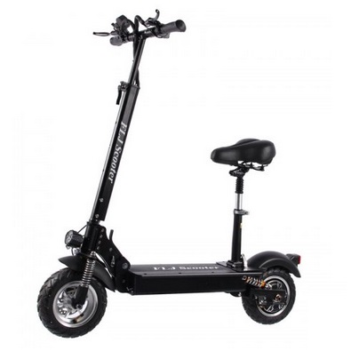 FLJ C11 1200W 26Ah battery 10inch wheel Electric Scooter with seat electric bike hoverboard escooter