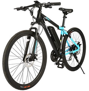 ANCHEER 500W Electric Bike 27.5\'\' Adults Electric Bicycle/Electric Mountain Bike, 20MPH Ebike with Removable 10.4Ah Battery, Professional 24 Speed Gears