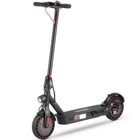 Iscooter I9 Max 42V 10Ah 500W 10in Folding Moped Electric Scooter 35km/h Top Speed 30-35KM Mileage Electric Scooter Max Load 120Kg - Black
