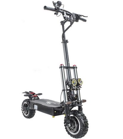 Halo Knight T107 60V 38.4Ah 5600W Dual Motor 11inch Foldable Electric Scooter 85Km/h Top Speed 72-96km Mileage 200kg Bearing