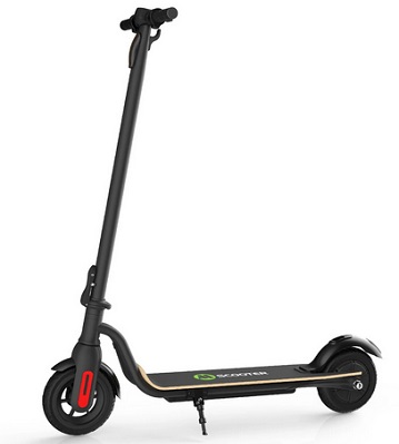MEGAWHEELS S10 36V 7.5Ah 250W 8in Folding Electric Scooter 3 Speed Modes 25km/h Top Speed 17-22km Range E Scooter - Black
