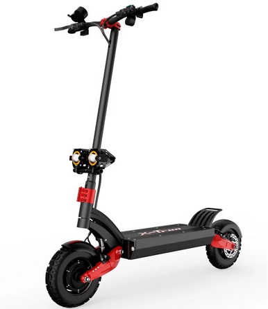 X-Tron X10 10 Inch 2400W 52V 23.4Ah Dual Motor Electric Scooter 65Km/h Max Speed 60-80Km Range 150Kg Max Load