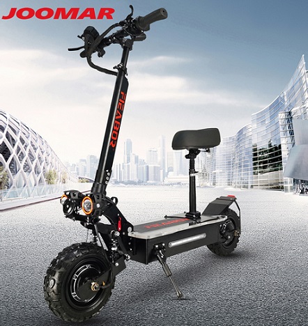 JOOMAR JM06 PLUS Electric Scooter 60V 5600W With Seat 80KM/H Fast vacuum off-road tires Adult Electronic Kick Escooter